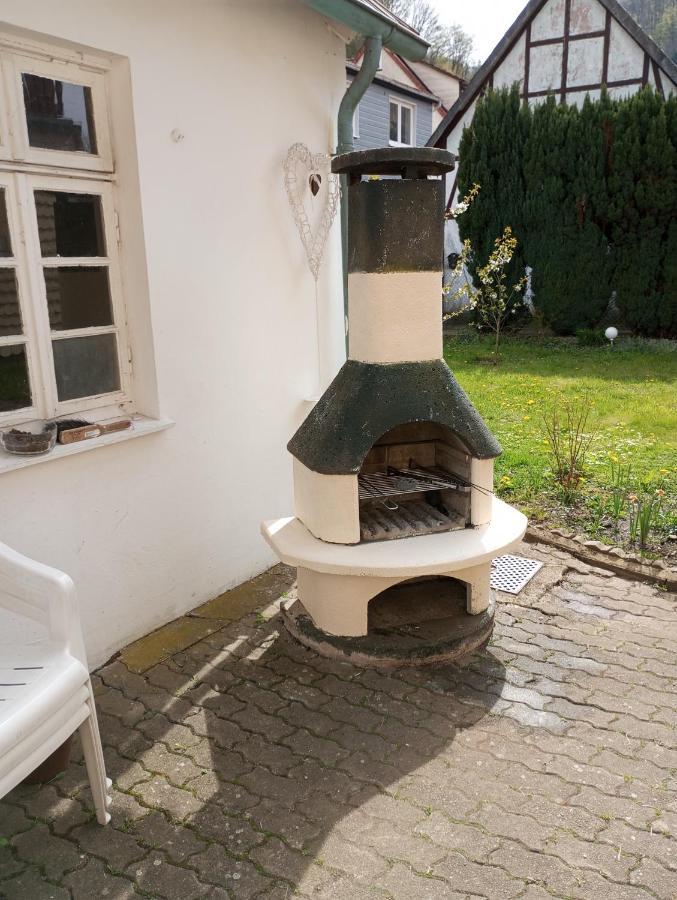 Haus Am Fluss Mit Wunderschoener Dachterrasse Mit Flussblick ,Garten Und Grill Zorge ภายนอก รูปภาพ
